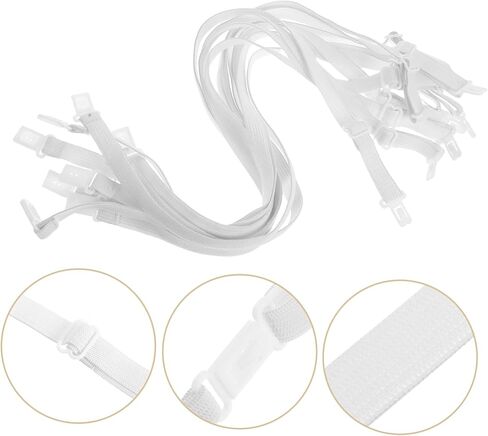 10pcs قابلة للتعديل ربط ربطة عنق أحزمة ربطة عنق مرنة لربط حزام مرنة مسبقا من القوس مرن مسبقا in Saudi Arabia