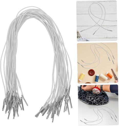 25pcs الحبال المرنة القابلة للتعديل لقناع DIY صنع ملابس إصلاح يدويًا مناسبة لتأمين العناصر وصياغة أنشطة السفر والخارجية in Kuwait