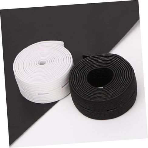 Holibanna 1Pc Adjustable Elastic Band for Pregnant Women Premium Cloth Latex Button Clips Comfortable Support for Maternity Pants Fit Flexibility Black in Saudi Arabia