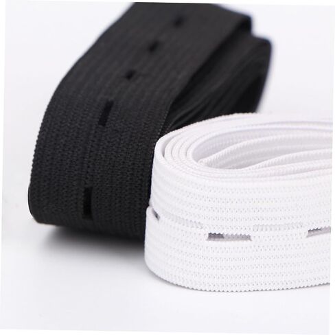 Holibanna 1Pc Adjustable Elastic Band for Pregnant Women Premium Cloth Latex Button Clips Comfortable Support for Maternity Pants Fit Flexibility Black in Saudi Arabia