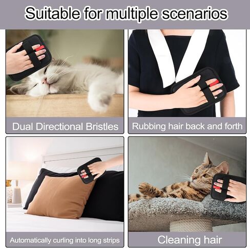 3 PCS Pet Hair Remover Gloves leptrostatic electrostatic cat dog remover glove pet removal tool for starture starture cartain in Kuwait