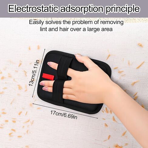 3 PCS Pet Hair Remover Gloves leptrostatic electrostatic cat dog remover glove pet removal tool for starture starture cartain in Kuwait