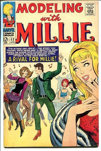 نموذج مع Millie #53 1964-Marvel-Next to last ission-fachions-paper dolls-vg in Saudi Arabia