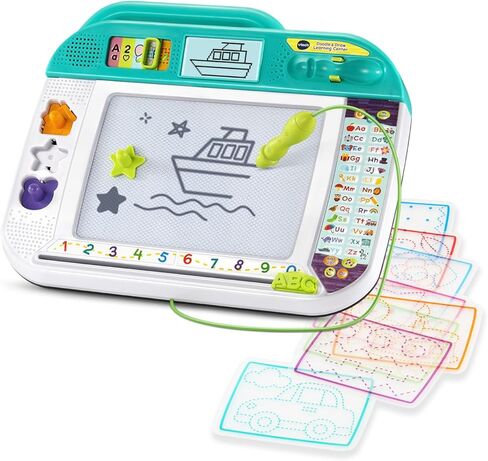 Vtech Doodle و Draw Learning Center مع الإستنسل والطوابع للأطفال الذين تتراوح أعمارهم بين 3 سنوات وما فوق in Saudi Arabia