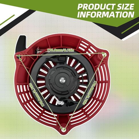 GCV160 السحب بدء تشغيل RECOLE STARTER المتوافقة مع Honda GCV135 GCV160 EN2000 HRU19 GC135 GC160 محرك العشب أجزاء ضغط جزازة الضغط-استبدل 28400-ZL8-023ZA 28400-ZL8-013ZA in Kuwait