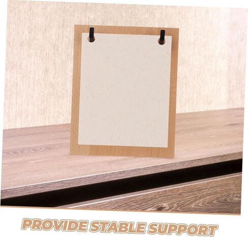 1Set Rustic Calendar Holder and Photo Display Rack Iron Table Calendar Bracket for Easy DIY Installation Versatile Use as Calendar Base Photo Display for Home Decor in Saudi Arabia