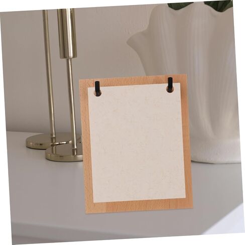 1Set Rustic Calendar Holder and Photo Display Rack Iron Table Calendar Bracket for Easy DIY Installation Versatile Use as Calendar Base Photo Display for Home Decor in Saudi Arabia
