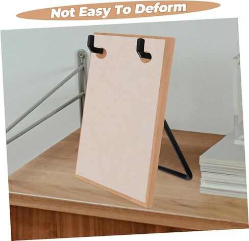 1Set Rustic Calendar Holder and Photo Display Rack Iron Table Calendar Bracket for Easy DIY Installation Versatile Use as Calendar Base Photo Display for Home Decor in Saudi Arabia