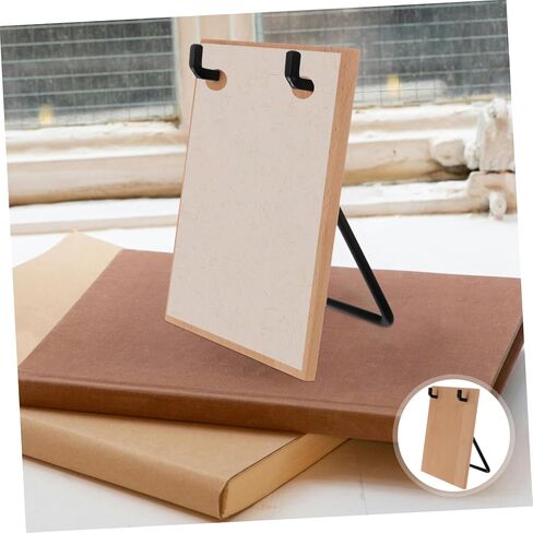 1Set Rustic Calendar Holder and Photo Display Rack Iron Table Calendar Bracket for Easy DIY Installation Versatile Use as Calendar Base Photo Display for Home Decor in Saudi Arabia