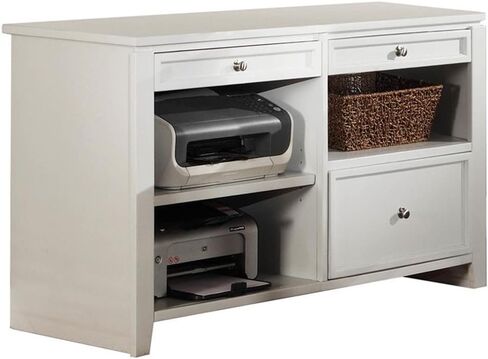 Parker House Boca 48 "Wood Credenza الانتقالي باللون الأبيض in Saudi Arabia