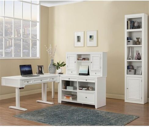 Parker House Boca 48 "Wood Credenza الانتقالي باللون الأبيض in Saudi Arabia