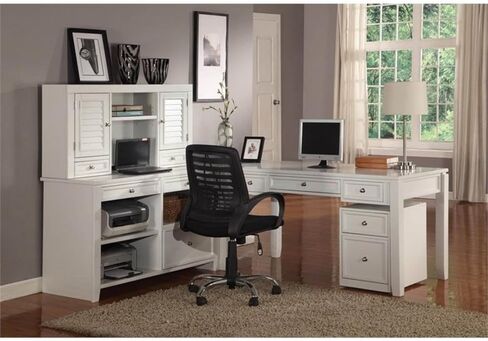 Parker House Boca 48 "Wood Credenza الانتقالي باللون الأبيض in Saudi Arabia