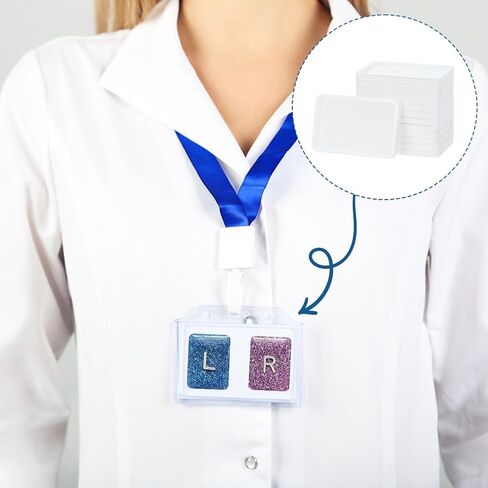WEBEEDY 12 Pcs Small Rectangle X-Ray Marker Blanks Acrylic Xray Markers Holder, Make Your Own Radiology Badge Marker,Radiology Techs Dentists Gift Back to School Supply,1.5x1Inch(Markers Not Included) in Saudi Arabia