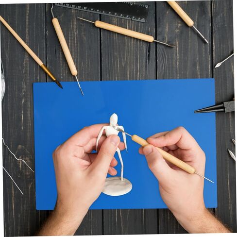 4pcs Colorful Plasticine Clay Base Board Pads for Boy Girl Smooth Clean Handmade Boards for Crafting Fun Suitable for Girls and Boys in Saudi Arabia