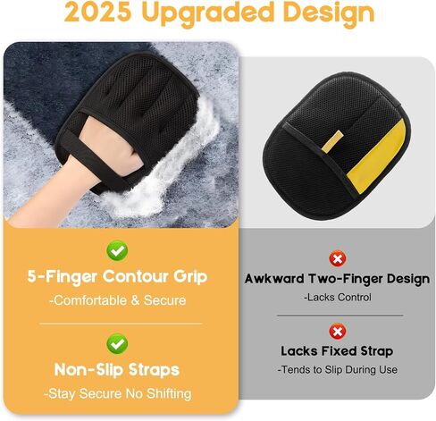 مزيل الشعر للحيوانات الأليفة ، 2025 قفازات شعر الحيوانات الأليفة من خمسة أصابع من خمسة أصابع ، مزيل شعر القط والكلب للأريكة والأثاث والملابس وأداة إزالة الفراء للحيوانات ، قفازات قفازات القطط-1 PCS in Saudi Arabia
