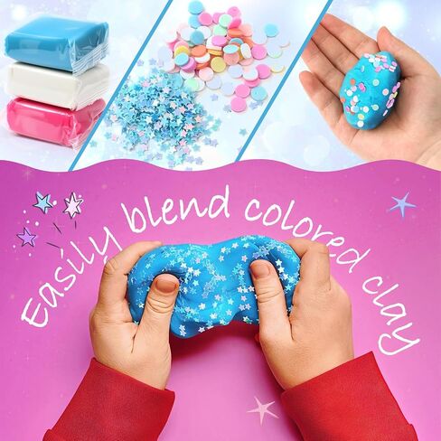 طقم العجين الحسي في Golray Mermaid - Play Dough مجموعة مع 3 عبوات من PlayDough ، وشخصيان حورية البحر ، ولعب الحيوانات البحرية وألعاب النباتات والملحقات الزخرفية ، وهدايا الألعاب الحسية للأطفال والأطفال الصغار in Saudi Arabia