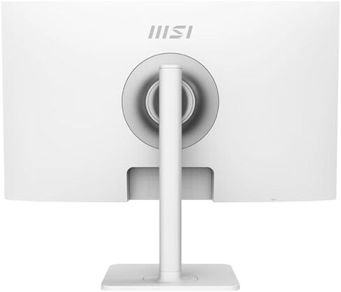 شاشة كمبيوتر MSI Modern MD2712PW مقاس 27 بوصة IPS 1920 x 1080 (FHD)، مزامنة تكيفية، جاهزة لـ HDR، HDMI، توصيل طاقة USBC 15 وات، مكبر صوت، قابل للتركيب على VESA، ارتفاع قابل للتعديل، 1 مللي ثانية، أبيض in Saudi Arabia