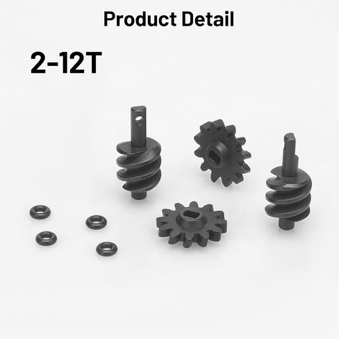 daitoku 2-12T Overdrive Differential Gear Helical Diff Gears Set for Axial SCX24 Deadbolt C10 JLU Gladiator Bronco 1/24 RC Car in Saudi Arabia
