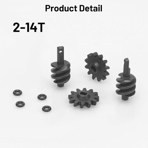 daitoku 2-12T Overdrive Differential Gear Helical Diff Gears Set for Axial SCX24 Deadbolt C10 JLU Gladiator Bronco 1/24 RC Car in Saudi Arabia