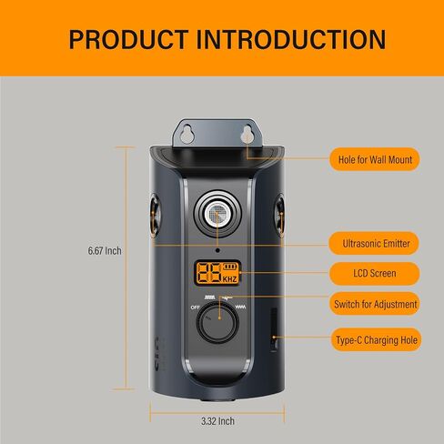 Dog Bark Deterrent Devices, 3X Ultrasonic Anti Barking Device, Bark Box for Dogs Indoor & Ourdoor, Dog Barking Silencer with 3 Modes | Bark Control Device 50ft Range, Stops Neighbours Dog Barking in Saudi Arabia