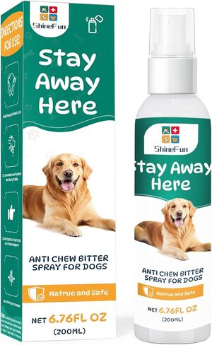 رذاذ التفاح المرير للكلاب - 200 مل من رذاذ رادع الكلب مع حمضيات وزيت الأوكالبتوس ، ومكافحة التدريب المضاد للمضغ لوقف المضغ وحماية الأثاث in Kuwait