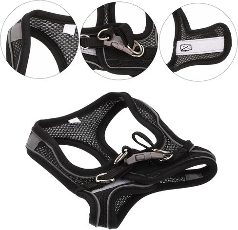 Toyvian 1set Cat and Leash Kit Breathable Chest Strap for Outdoor Walking Reflective Design Lightweight Traction for Kittens in Saudi Arabia