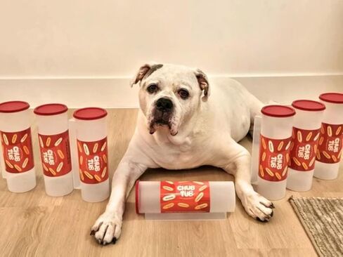Pet Meat Roll Storage Container - Dog Food Roll Keeper, Airtight Fresh Meat Roll Container for Pets, BPA-Free 3.25" Circumference in Saudi Arabia