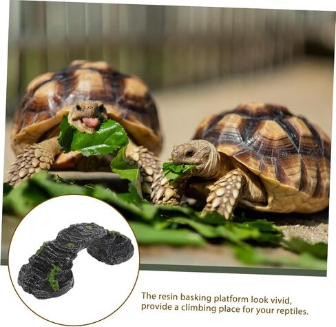 منصة Popetpop Turtle Compling Decord واقعية صخري للزواحف Terrarium Multi استخدام رصيف التسلق سهل التنظيف لخزانات السلحفاة والموائل in Saudi Arabia