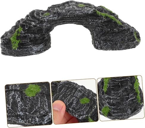 منصة Popetpop Turtle Compling Decord واقعية صخري للزواحف Terrarium Multi استخدام رصيف التسلق سهل التنظيف لخزانات السلحفاة والموائل in Saudi Arabia