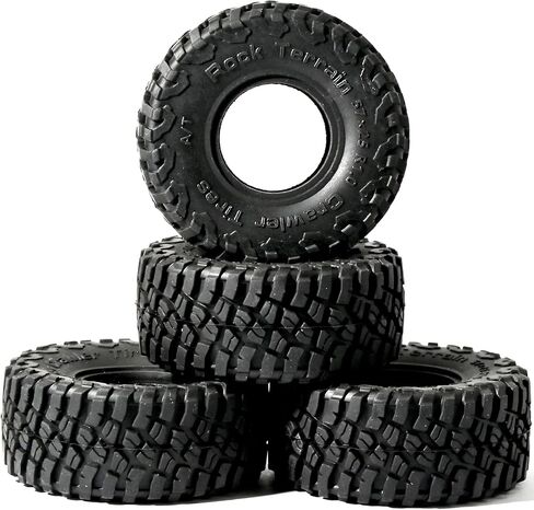 1.0 إطارات جميع التضاريس فائقة الإطارات لزجة لزجة لزاحف RC لـ TRAXXAS 1/18 TRX4M FORD BRONCO 97054-1 1/24 AXIAL SCX24 FMS FCX24 RC Crawlers High Grip Off-Road Tyre Expgrade (4pcs/set) in Kuwait
