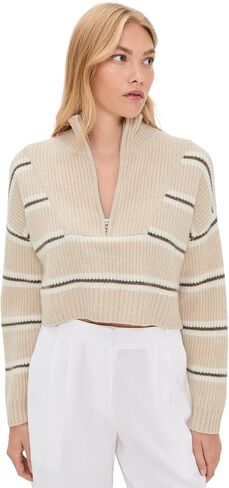STAUD Women's Cropped Hampton Sweater in Saudi Arabia