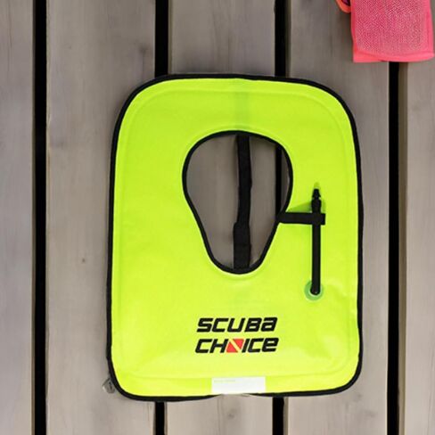 سترة الغوص السوداء للبالغين من Scuba Choice مع صندوق الاسم، مقاس X-Large in Saudi Arabia