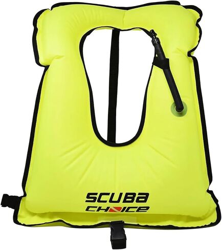 سترة الغوص السوداء للبالغين من Scuba Choice مع صندوق الاسم، مقاس X-Large in Saudi Arabia