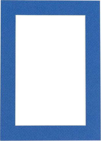 13x19 MAT Bevel Cut for 11.7x16.5 Photos - حمض حرير Royal Blue Precut Matboard - للصور ، الصور ، تأطير - سماكة من 4 طوابق in Saudi Arabia