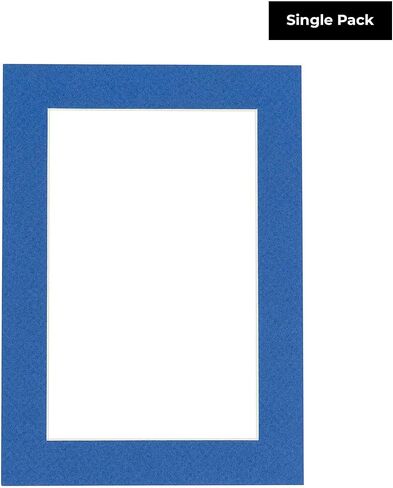 13x19 MAT Bevel Cut for 11.7x16.5 Photos - حمض حرير Royal Blue Precut Matboard - للصور ، الصور ، تأطير - سماكة من 4 طوابق in Saudi Arabia