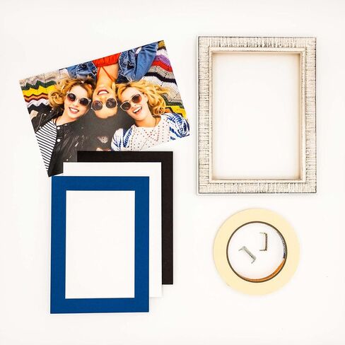 13x19 MAT Bevel Cut for 11.7x16.5 Photos - حمض حرير Royal Blue Precut Matboard - للصور ، الصور ، تأطير - سماكة من 4 طوابق in Saudi Arabia