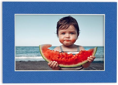 13x19 MAT Bevel Cut for 11.7x16.5 Photos - حمض حرير Royal Blue Precut Matboard - للصور ، الصور ، تأطير - سماكة من 4 طوابق in Saudi Arabia