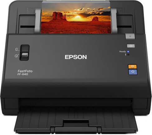 Epson Fastfoto FF-640 نظام مسح الصور عالي السرعة مع وحدة تغذية صور تلقائية in Saudi Arabia