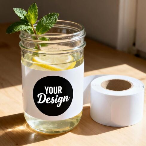 ملصقات شعار مخصصة ملصقات شخصية - ملصقات أعمال مخصصة مع أي اسم تصميم+ صورة - 100+ معبأة - تتلاشى ، وأشكال متعددة ، وأحجام in Kuwait