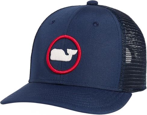 vineyard vines Boys' Whale Dot Performance Trucker Hat in Saudi Arabia