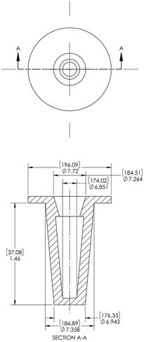 سلسلة Caplugs T-1092 T - غطاء وقابس بلاستيكي مدبب، 50 عبوة، أحمر LD-PE، غطاء OD 5.61 بوصة × معرف القابس 5.87 بوصة، إغلاقات واقية، موانع تسرب الغبار والرطوبة، مواصفات MIL، تركيبات SAE، هيدروليكية، إزالة EZ in Saudi Arabia
