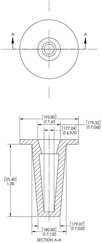 سلسلة Caplugs T-1092 T - غطاء وقابس بلاستيكي مدبب، 50 عبوة، أحمر LD-PE، غطاء OD 5.61 بوصة × معرف القابس 5.87 بوصة، إغلاقات واقية، موانع تسرب الغبار والرطوبة، مواصفات MIL، تركيبات SAE، هيدروليكية، إزالة EZ in Saudi Arabia