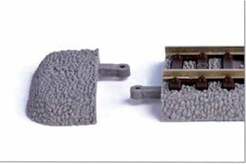 Ho Scale Model Train Track مع Roadbed - 1/87 ملحقات السكك الحديدية لتخطيطات DIY in Kuwait