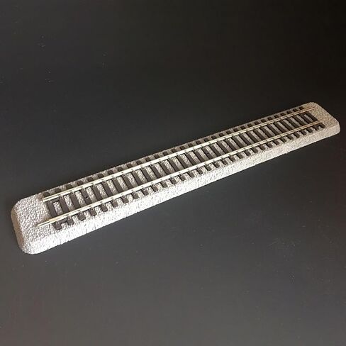 Ho Scale Model Train Track مع Roadbed - 1/87 ملحقات السكك الحديدية لتخطيطات DIY in Kuwait