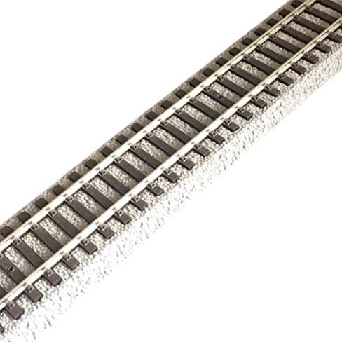 Ho Scale Model Train Track مع Roadbed - 1/87 ملحقات السكك الحديدية لتخطيطات DIY in Kuwait
