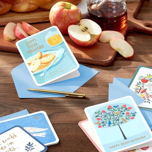 Hallmark Tree of Life Rosh Hashanah Card Assortment, Peace In Our Hearts (24 Cards with Envelopes) in Saudi Arabia