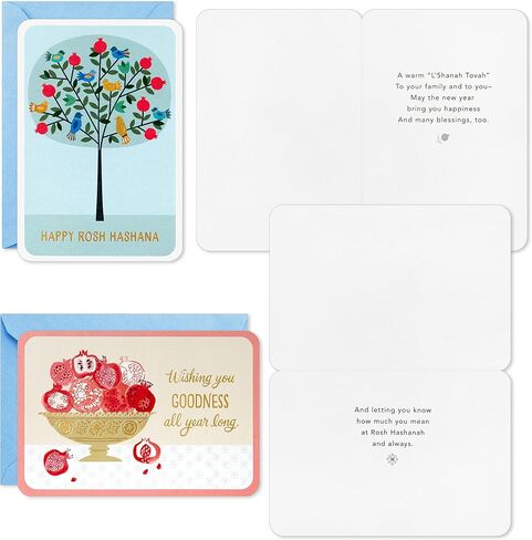 Hallmark Tree of Life Rosh Hashanah Card Assortment, Peace In Our Hearts (24 Cards with Envelopes) in Saudi Arabia
