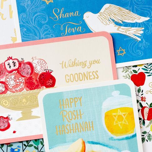 Hallmark Tree of Life Rosh Hashanah Card Assortment, Peace In Our Hearts (24 Cards with Envelopes) in Saudi Arabia