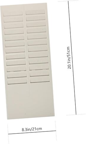 Attendance Supply Desk Card Rack Plastic Attendance Stand Hanging for Cards in Saudi Arabia