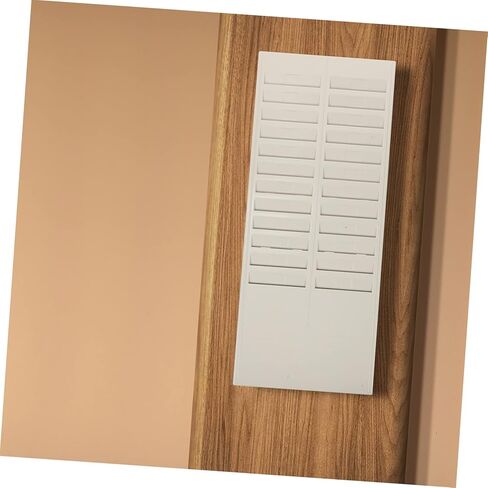 24-Slot Attendance Card Rack for Time Attendance Machine Wall-Mounted Storage Holder Self-Adhesive Labels for Office Employee in Saudi Arabia